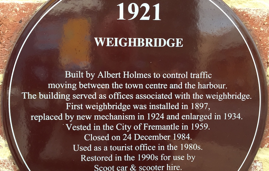 weighbridge sign